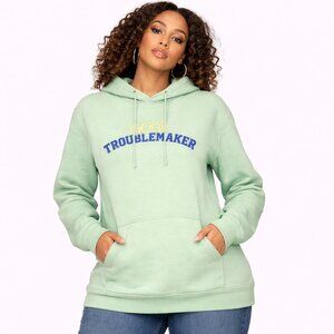Little Giants women's hoodie sweatshirt mint green Size: XL.